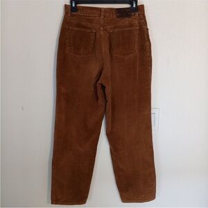 Lauren Ralph Lauren Corduroy Women's Size 6 Petite Rust Brown Vintage Jeans